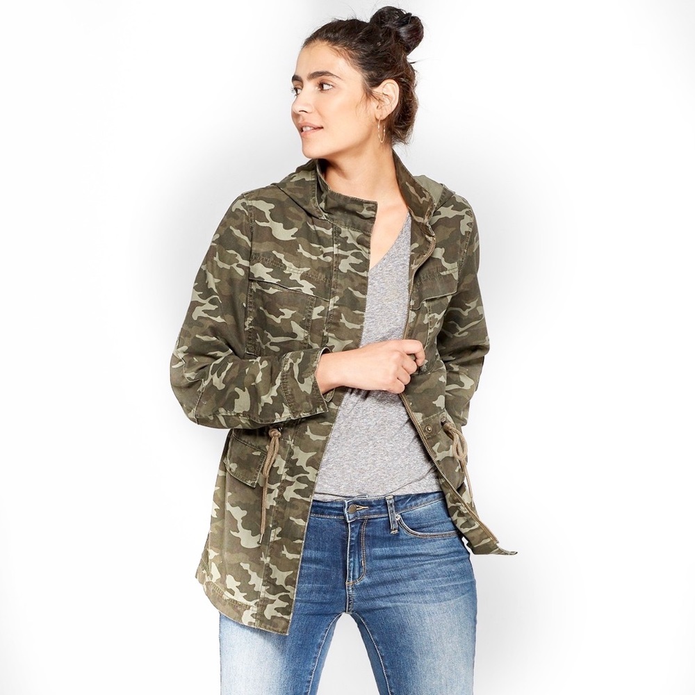 Universal Thread Camo Utility Anorak Jacket XS